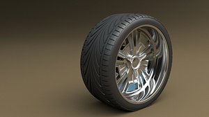 3D wheel custom model