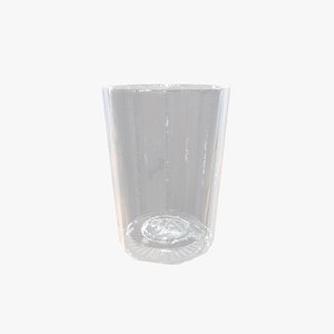 Glass100g Low poly 3D model