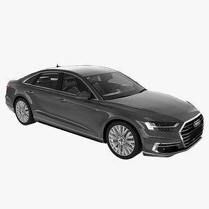 audi a8 2018 3D model