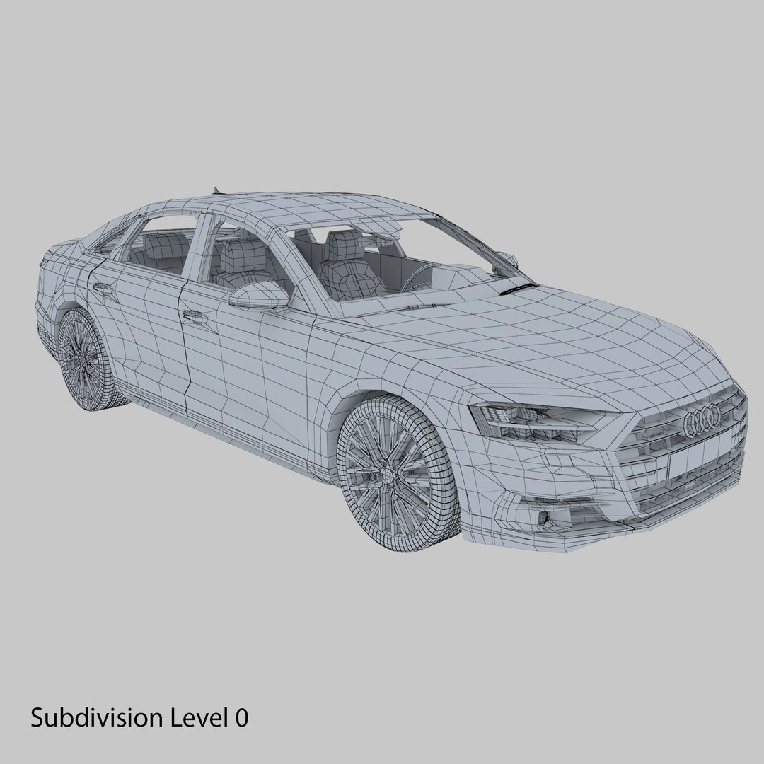 Audi A8 2018 3D Model - TurboSquid 1217209