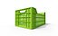 Green Plastic crate