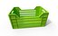 Green Plastic crate