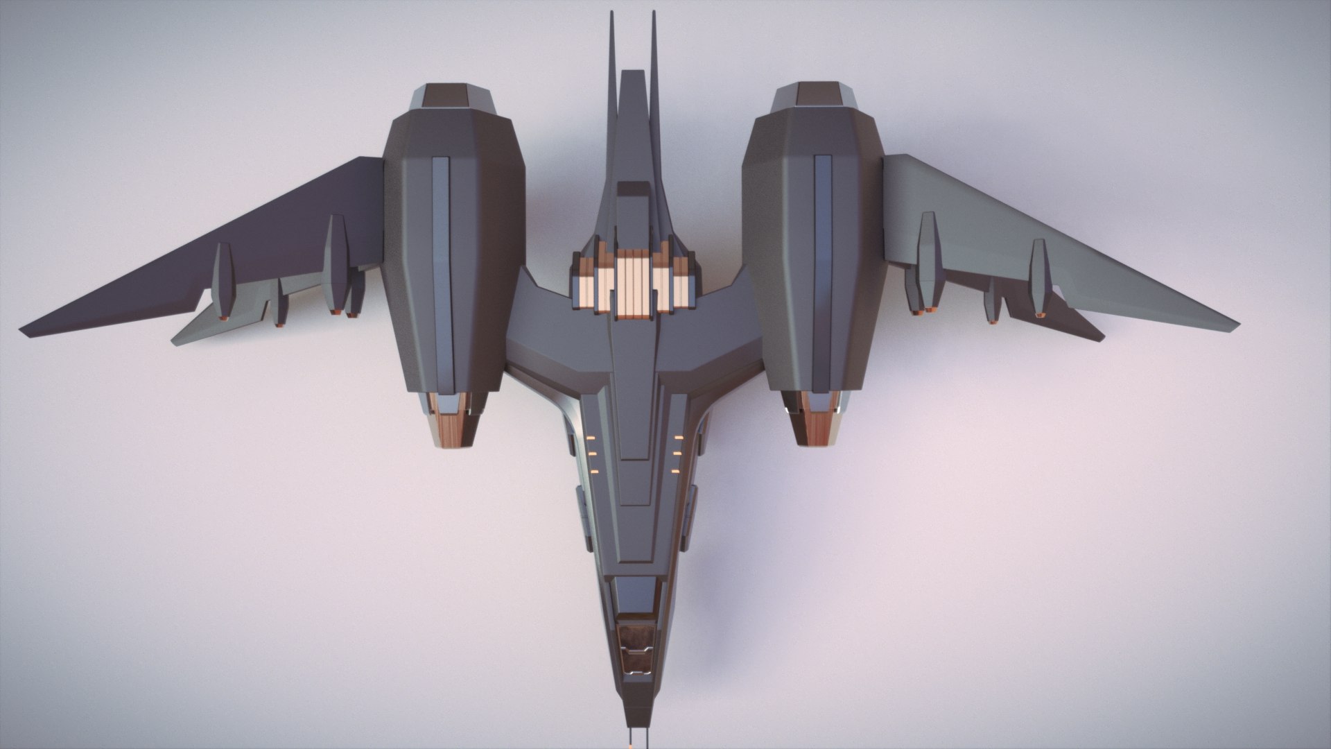 Space fighter 3D model - TurboSquid 1621172