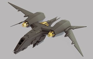 space fighter 3D model