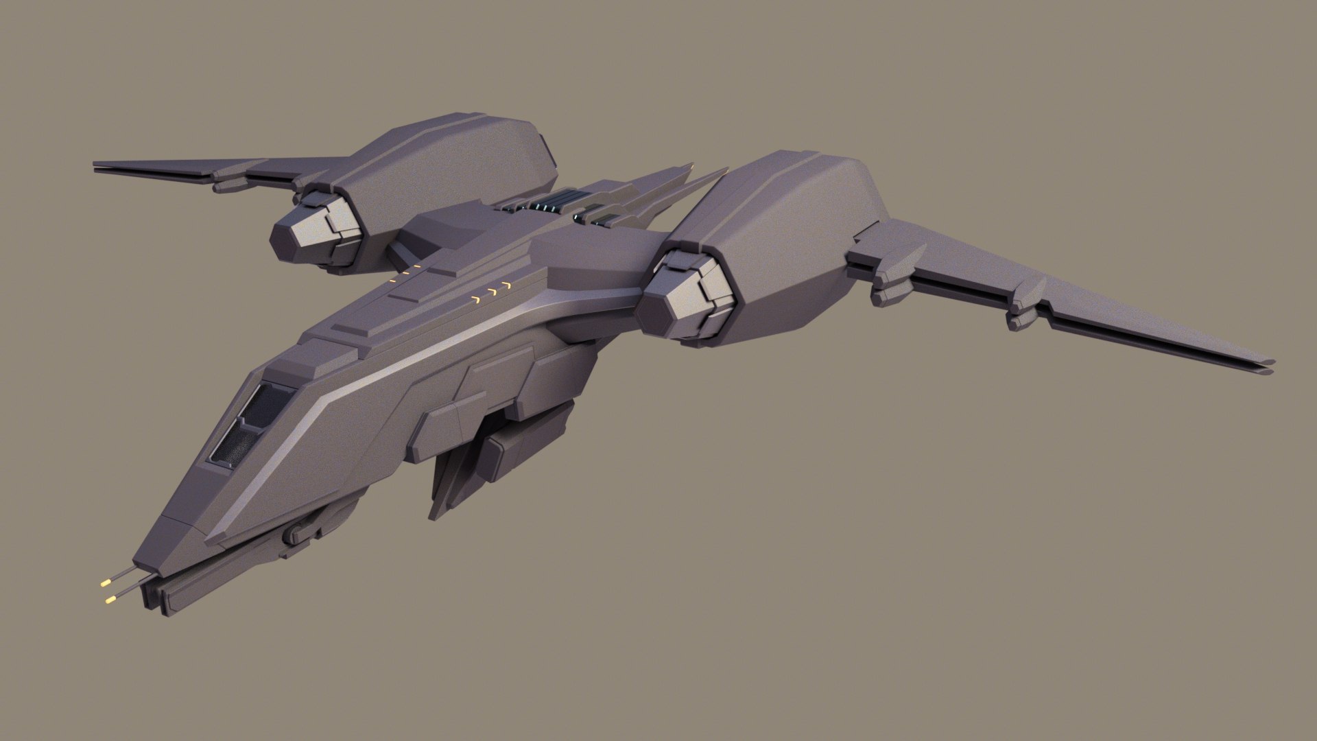 Space fighter 3D model - TurboSquid 1621172