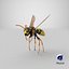 Paper Wasp Flying