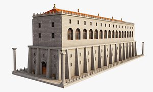 3D model Ancient Large Roman Building