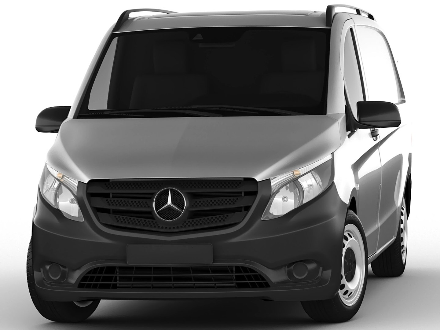 3d Mercedes Vito 2016 Model