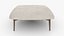 Marble Wooden Table 3D model