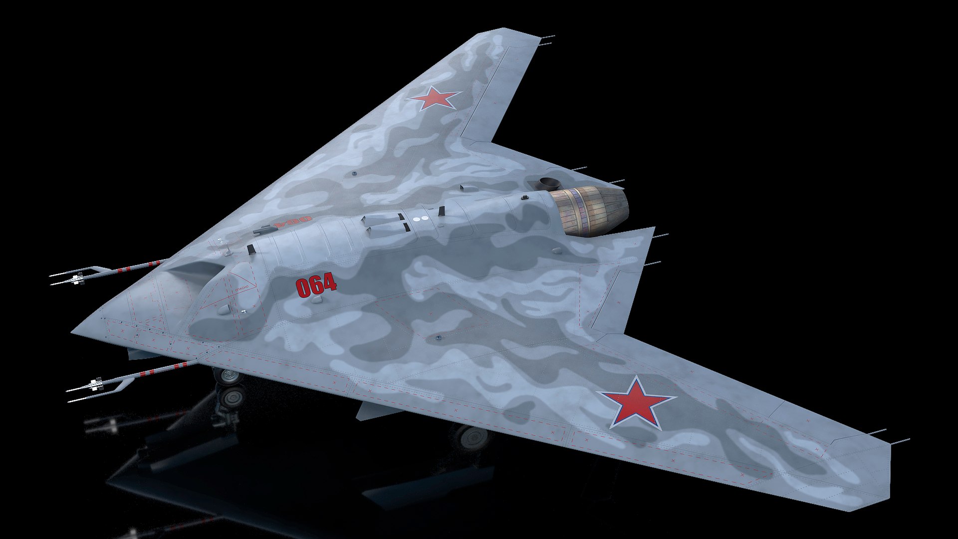 3D Russian Heavy Strike Unmanned Bomber S-70 Okhotnik https://p.turbosquid.com/ts-thumb/S5/eVrXhF/eN/russianheavystrikeunmannedbombers70okhotnikmb3dmodel002/jpg/1663580330/1920x1080/fit_q87/c3d6f1267645ddb9929f11fb77aff37c2c894b7c/russianheavystrikeunmannedbombers70okhotnikmb3dmodel002.jpg