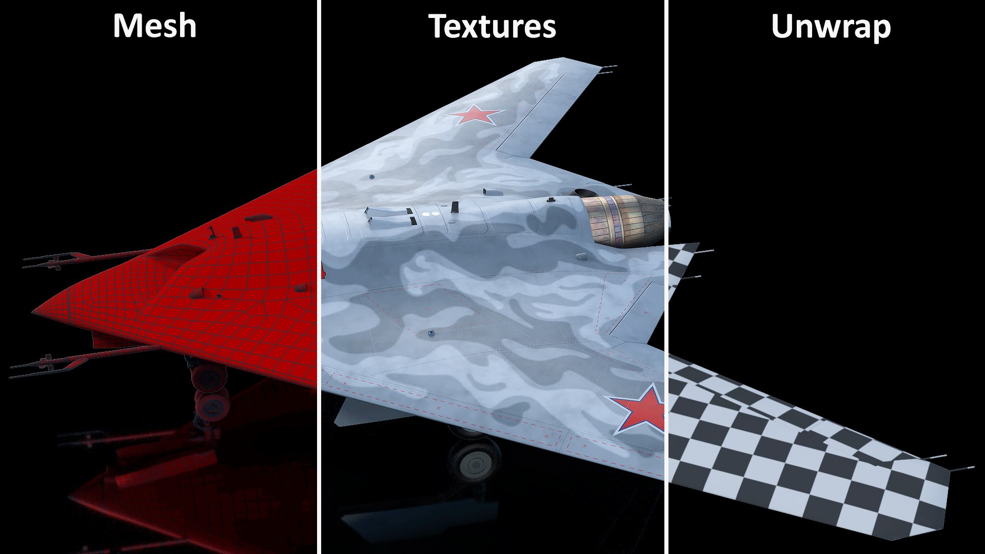 3D Russian Heavy Strike Unmanned Bomber S-70 Okhotnik https://p.turbosquid.com/ts-thumb/S5/eVrXhF/vq/russianheavystrikeunmannedbombers70okhotnikmb3dmodel024/jpg/1663580406/1920x1080/fit_q87/d1a30975ee5b7c3c66555d872b9bce579d382b05/russianheavystrikeunmannedbombers70okhotnikmb3dmodel024.jpg