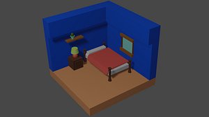 Low Polygon Room