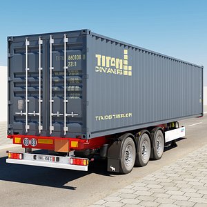 Semi-Trailer Container