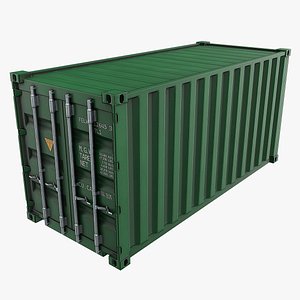 20ft Shipping Container - Green
