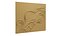 Modern Abstract Wave Decor Bas Relief Mural STL CNC 84