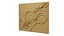 Modern Abstract Wave Decor Bas Relief Mural STL CNC 84
