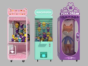 3D model claw machine