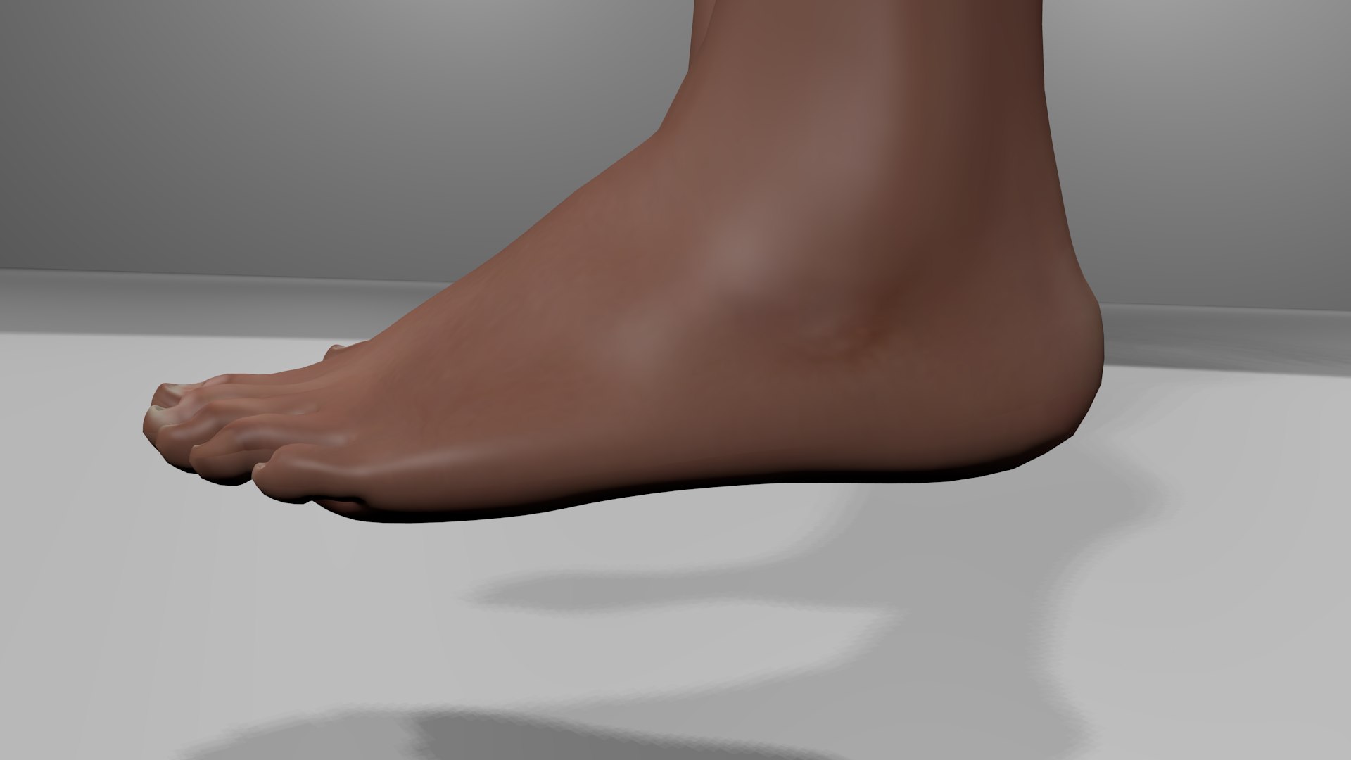 3d Rigged Female Body Model