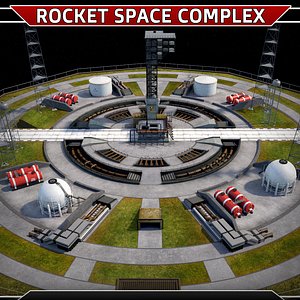 3D launch rocket complex