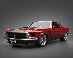 1970 Ford Mustang Boss302 3D