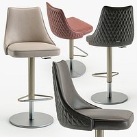 Bontempi Clara swivel barstool