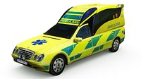 Mercedes E ambulance (swedish)