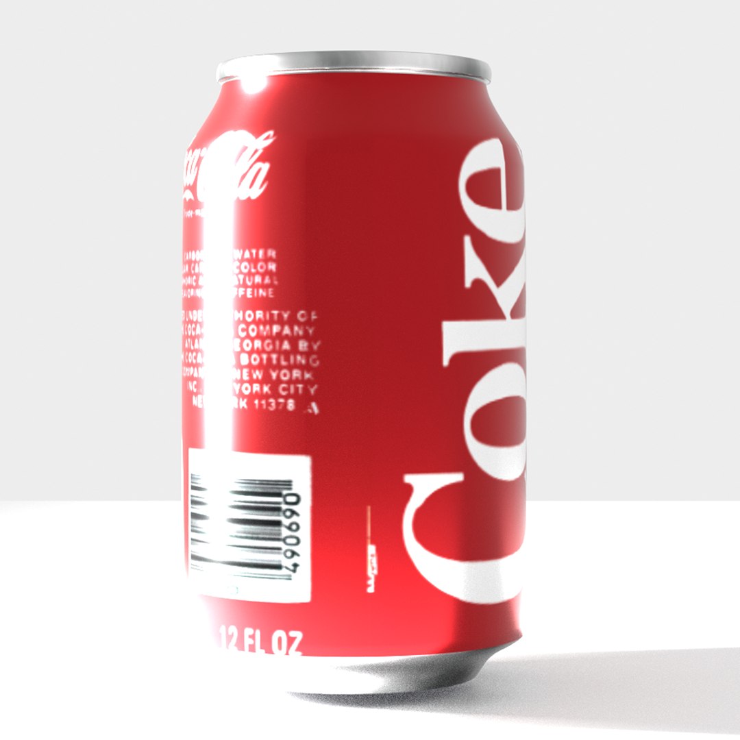 Coca-Cola Can 3D - TurboSquid 1979253