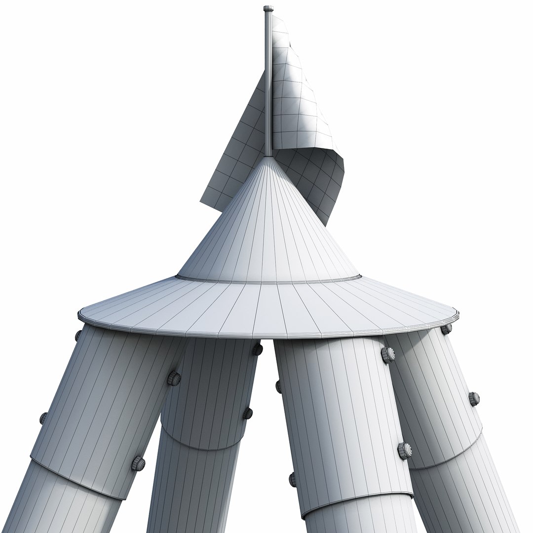 3D children rope playground model - TurboSquid 1682602