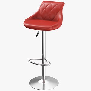 Red Bar Stool
