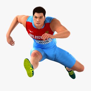 3D runner animations running