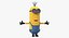 tall eyed minion rigged 3D model