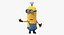 tall eyed minion rigged 3D model