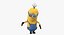 tall eyed minion rigged 3D model