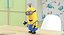 tall eyed minion rigged 3D model