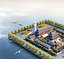 Kompleks dziedzińca świątyni Waterfront