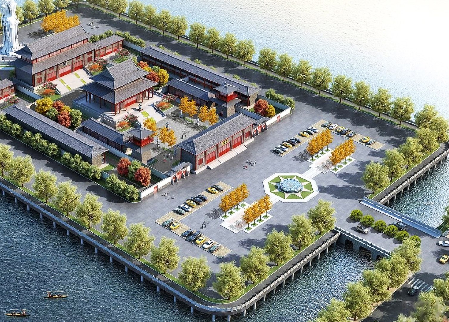 3D model Waterfront Temple  Courtyard Complex https://p.turbosquid.com/ts-thumb/S6/JDCeTI/jk/4/jpg/1761556468/1920x1080/fit_q87/8a012de03f473e9698a56f2feeca36f4727f4cd2/4.jpg