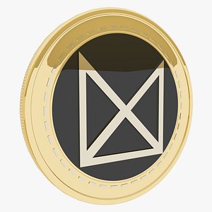 3D LNX Protocol Cryptocurrency Gold Coin