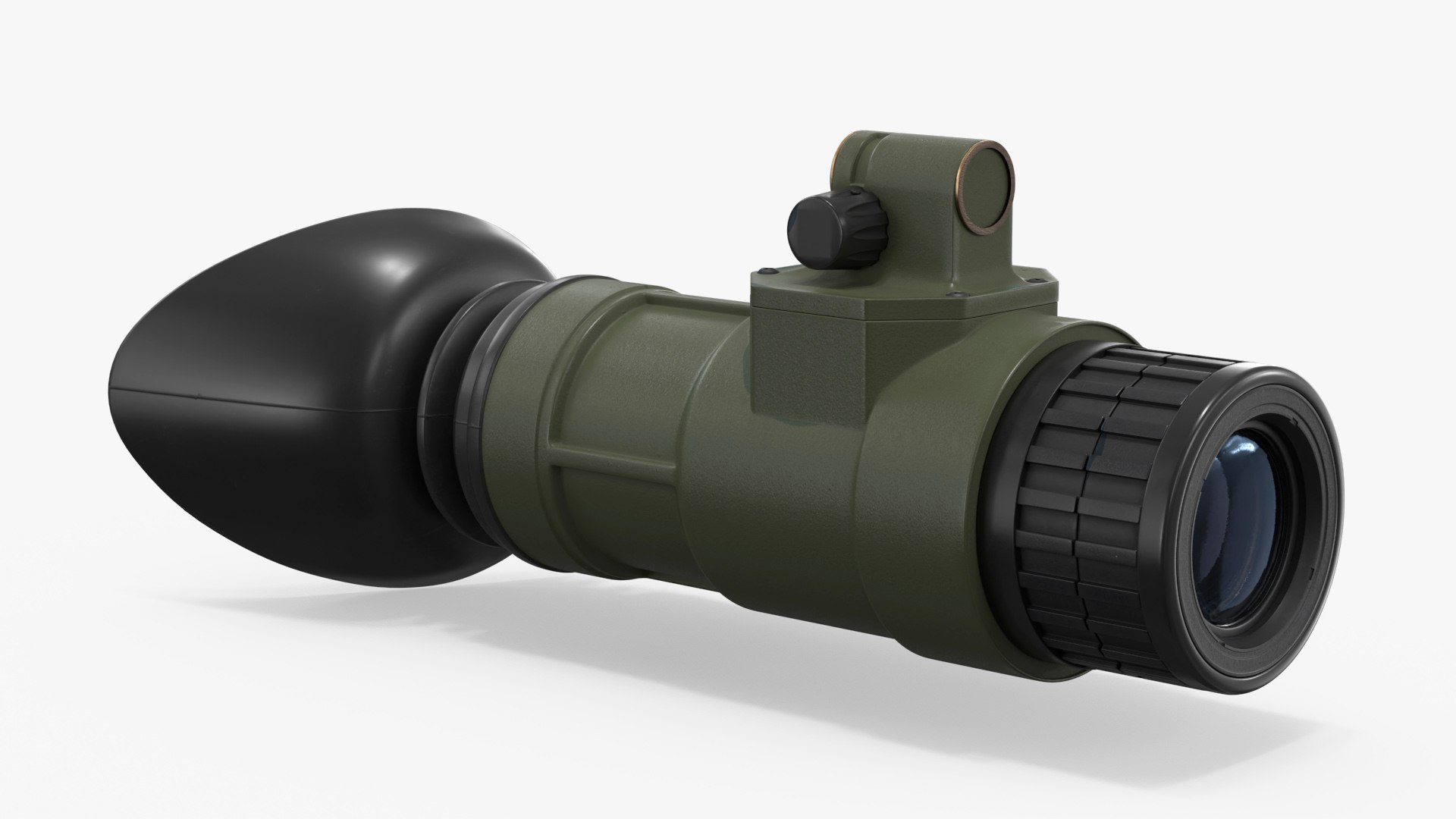 Recon Tactical Night Vision Monocular Green 3D model preview