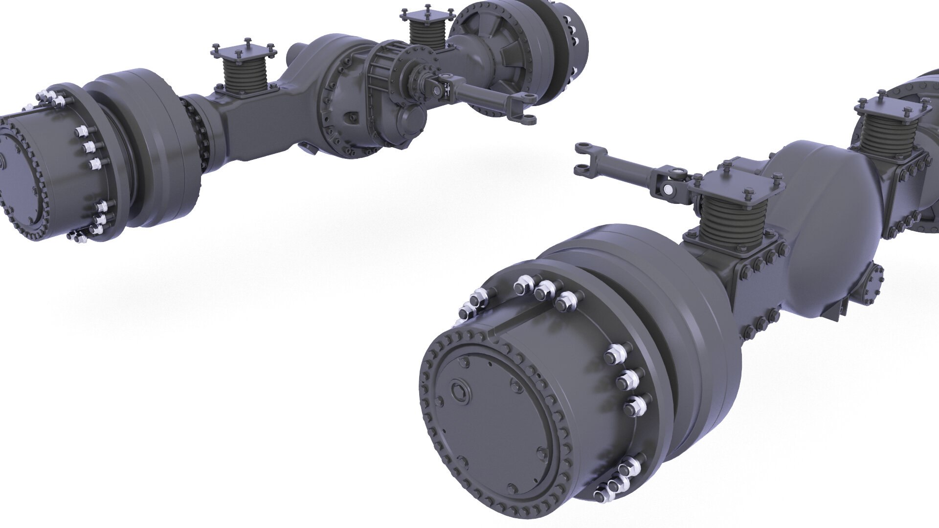 Suspension Axle Rear 3D - TurboSquid 1581254