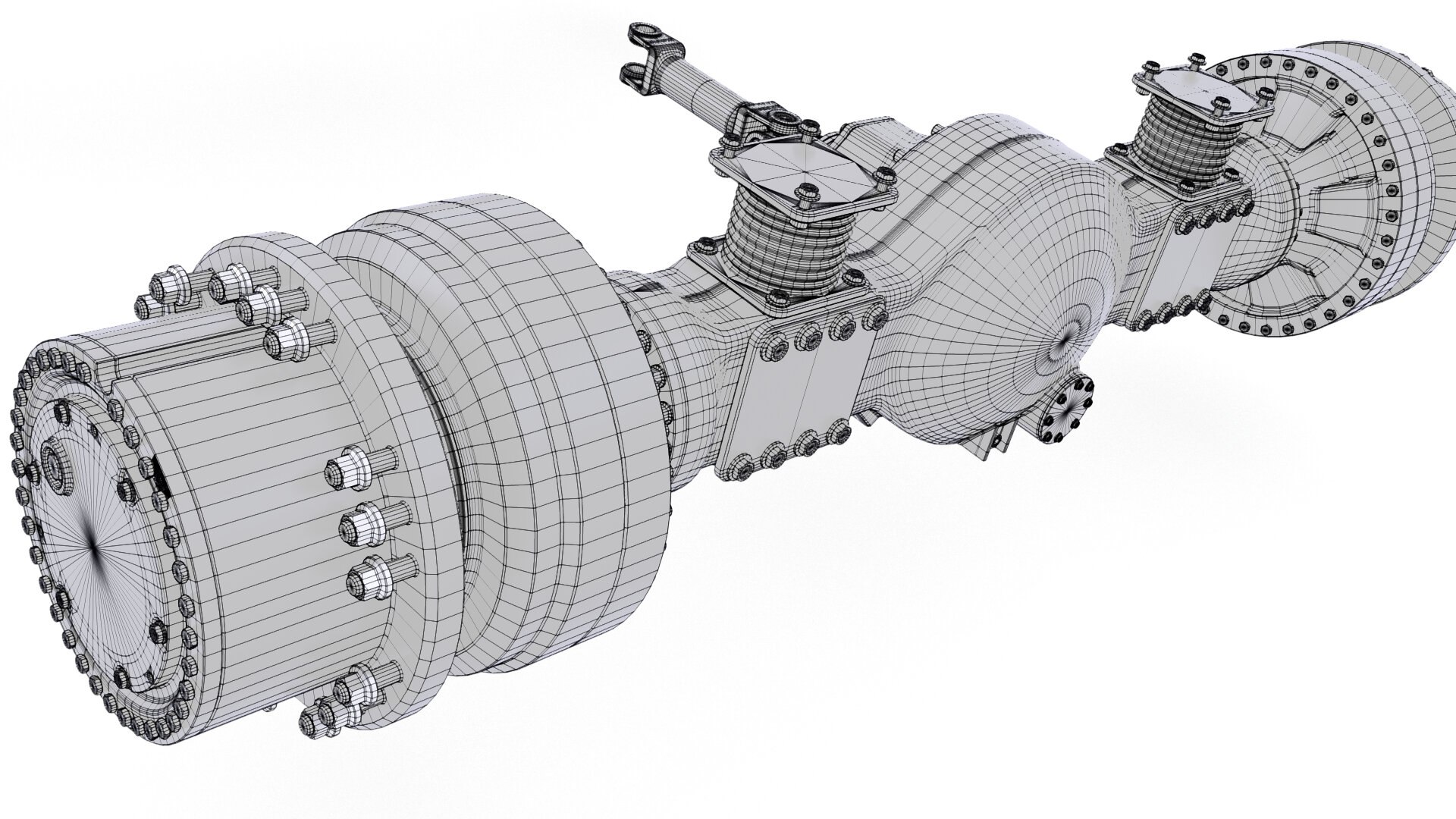Suspension Axle Rear 3D - TurboSquid 1581254