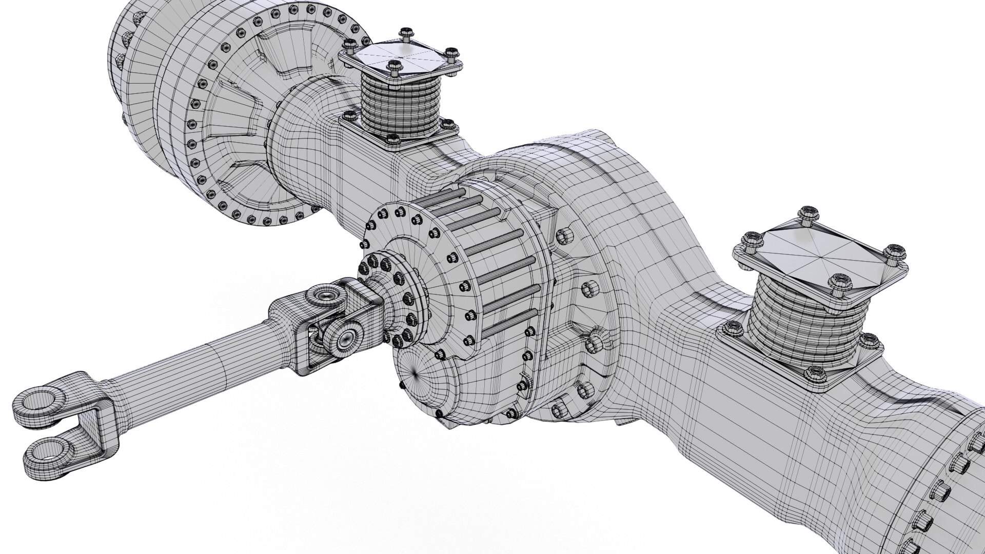 Suspension Axle Rear 3D - TurboSquid 1581254