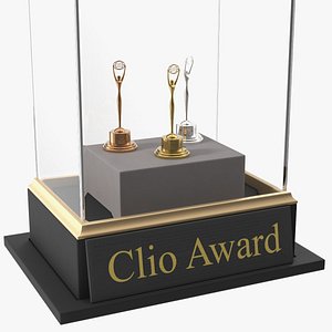 Trophies Clio Award in Stand