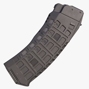 3D model Gun Magazine Modern AK12 Kalashnikov Rifle AK200