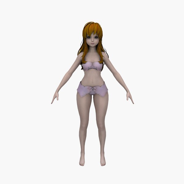 3D Mag Bikini Girl model