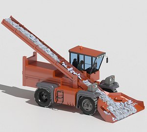 3D snowplow plow snow