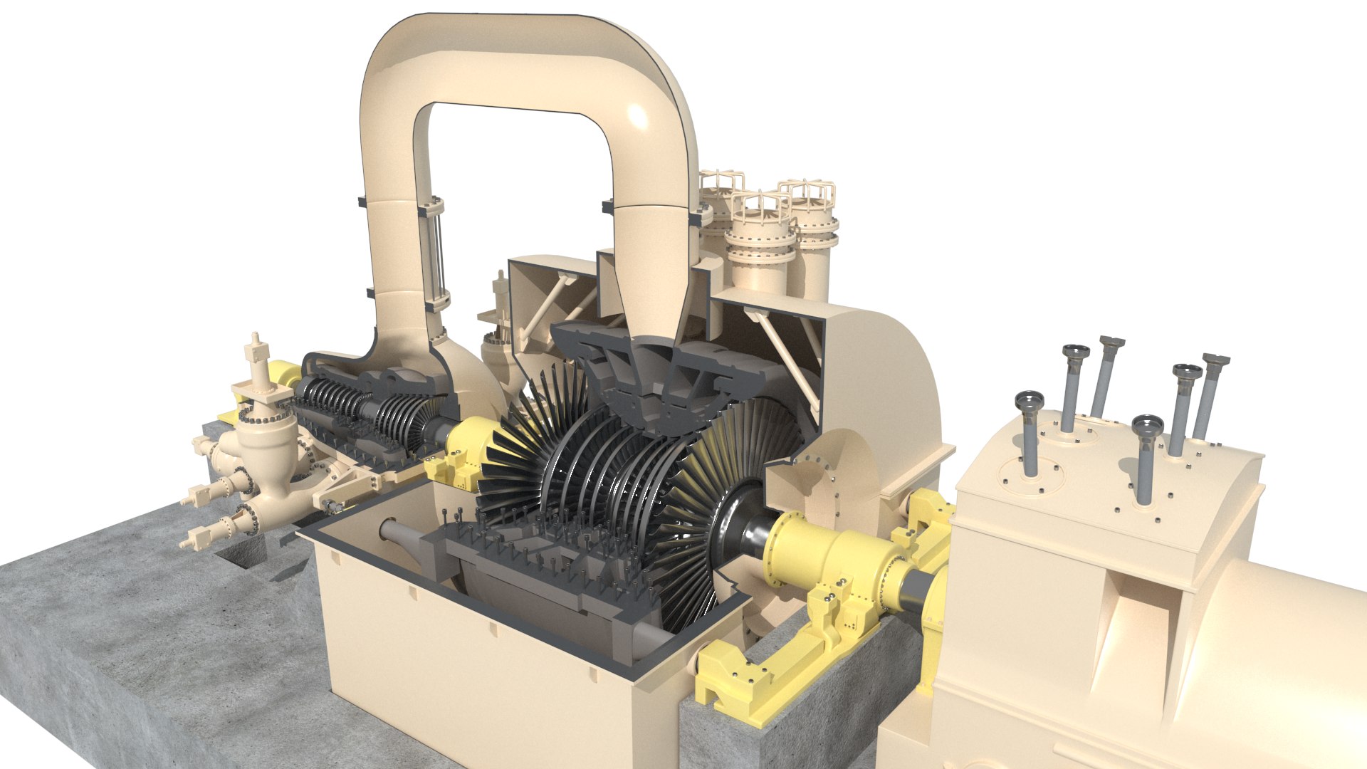 Steam Turbine Siemens SST-5000 Explained - saVRee
