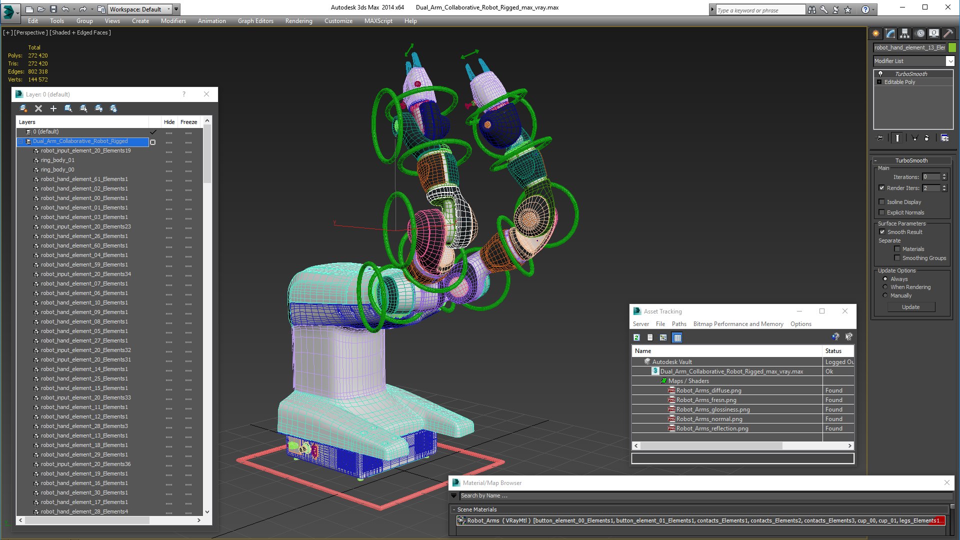 3D model dual arm collaborative robot - TurboSquid 1700643