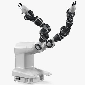 Dual Arm Collaborative Robot Rigged
