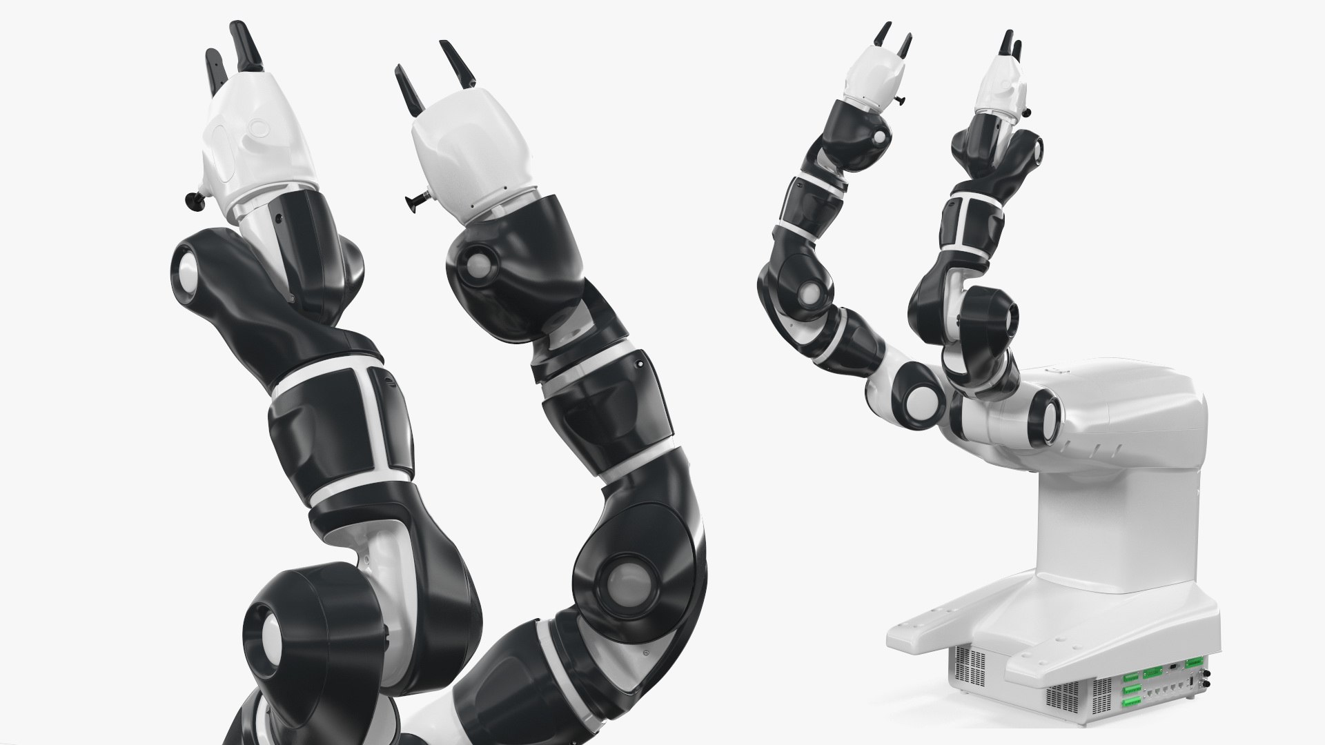 3D model dual arm collaborative robot https://p.turbosquid.com/ts-thumb/S6/fOBdye/Fi/dualarmcollaborativerobotriggedmb3dmodel009/jpg/1614843820/1920x1080/fit_q87/794e742220dbc8cdf65364fcb19a6fda4f4b2155/dualarmcollaborativerobotriggedmb3dmodel009.jpg