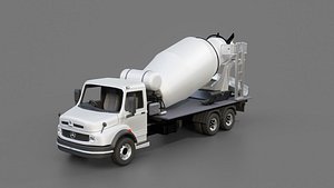3D Mercedes-Benz LAK Concrete Mixer